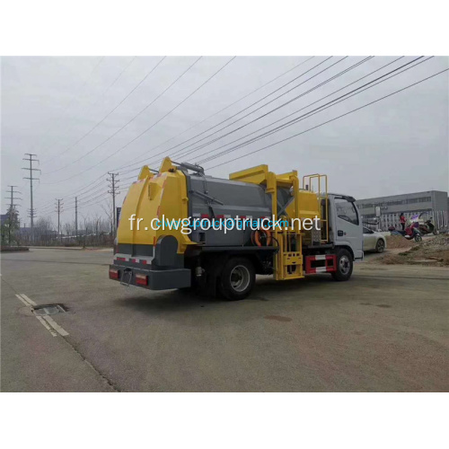 Camion à ordures de cuisine en acier inoxydable Dongfeng